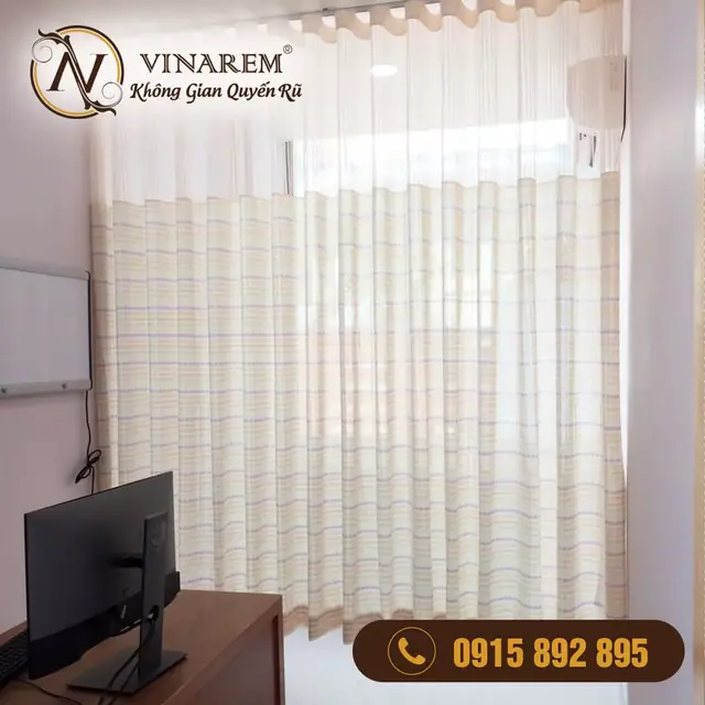 Rèm che y tế kháng khuẩn cho phòng khám BV01
