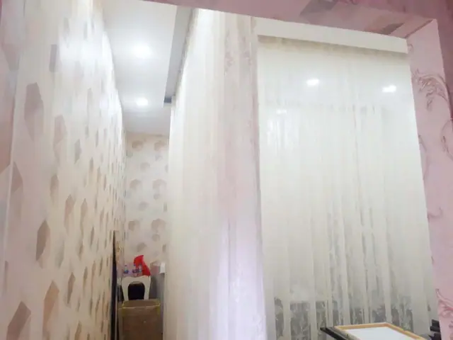 Rèm voan họa tiết cho Spa SP01
