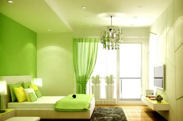 Hướng Dẫn Bạn Lựa Chọn Rèm Phù Hợp Với Tường Màu Xanh