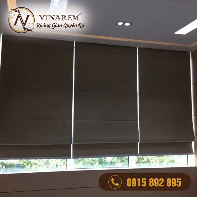 Rèm roman cho cửa sổ phòng ngủ bé trai BTN22