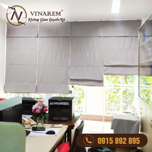 Rèm roman dành cho văn phòng VP32