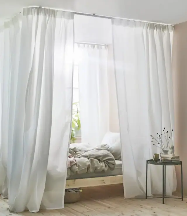 Top 4 Loại Rèm Che Giường Ngủ Sử Dụng Phổ Biến