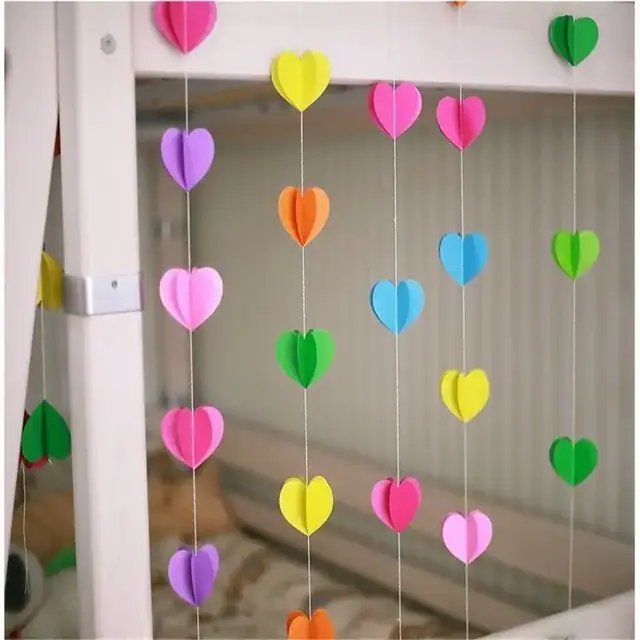 Cách làm rèm cửa sổ bằng giấy xinh lung linh