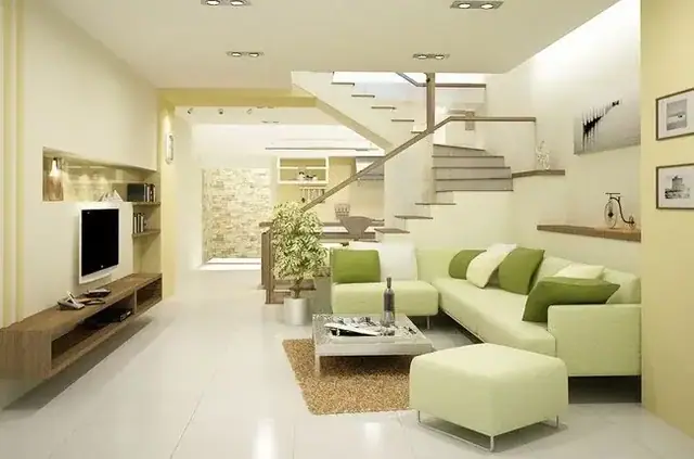 Cách chọn rèm cửa cho tường màu vàng kem