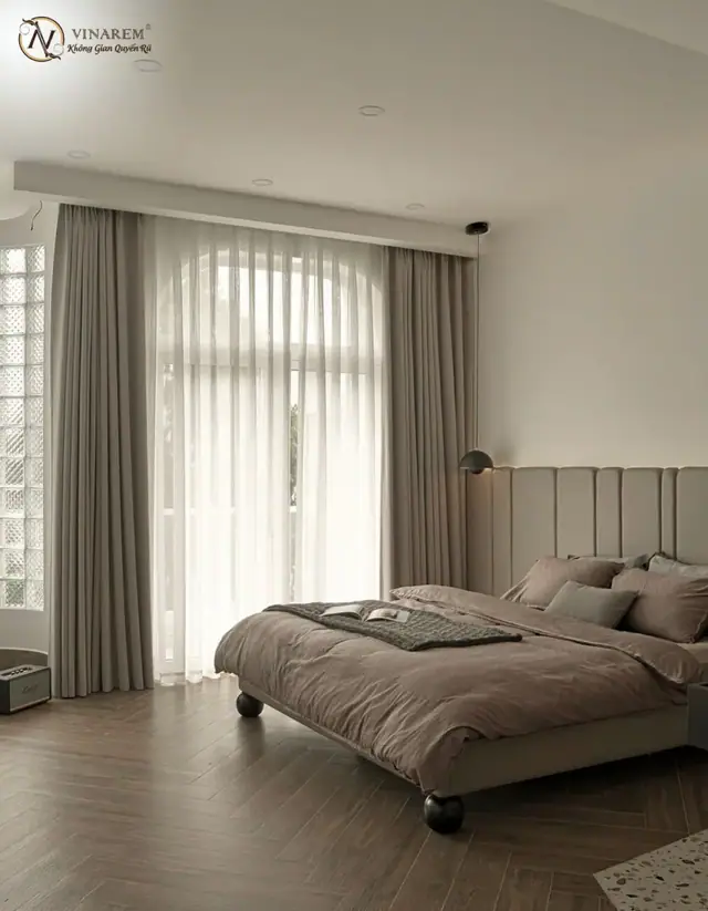 Rèm cửa phòng ngủ tạo nên 1 giấc ngủ tuyệt vời
