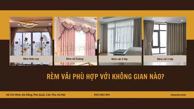 Rem vai phù hợp với không gian nào?