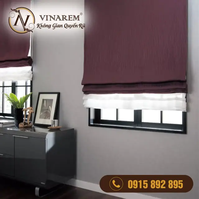Rèm roman cho dự án dân dụng