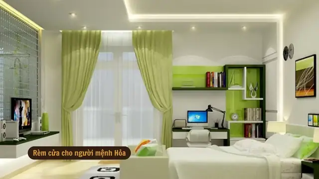 4 loại màu rèm cửa cho người mệnh Hỏa