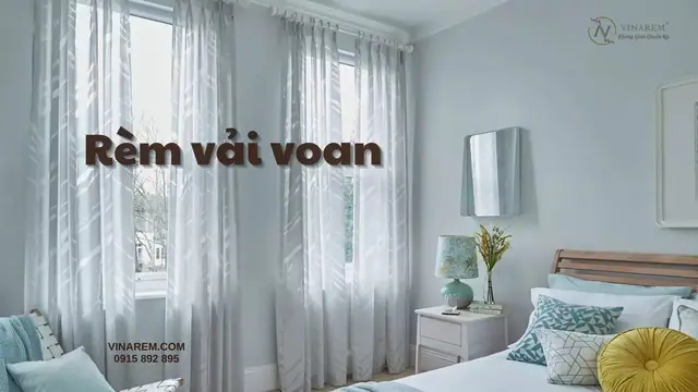 Cách chọn rèm vải voan phù hợp với không gian