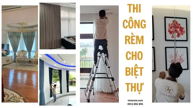 Thi công rèm cho khu biệt thự Euro Villa 1 – Đà Nẵng