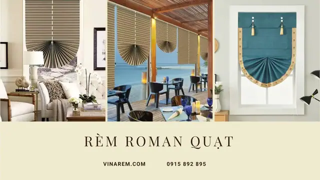 Ưu và nhược điểm của rèm roman quạt