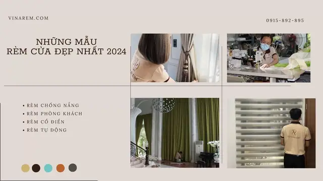 Những mẫu rèm cửa đẹp nhất 2024 dành cho nhà bạn