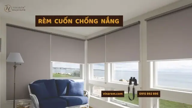 Rèm cuốn chống nắng vì sao nên có trong nhà?