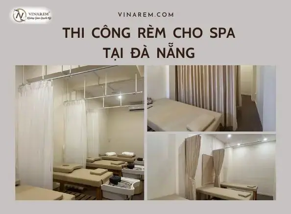 Hoàn thành dự án lắp đặt rèm cho spa tại Đà Nẵng