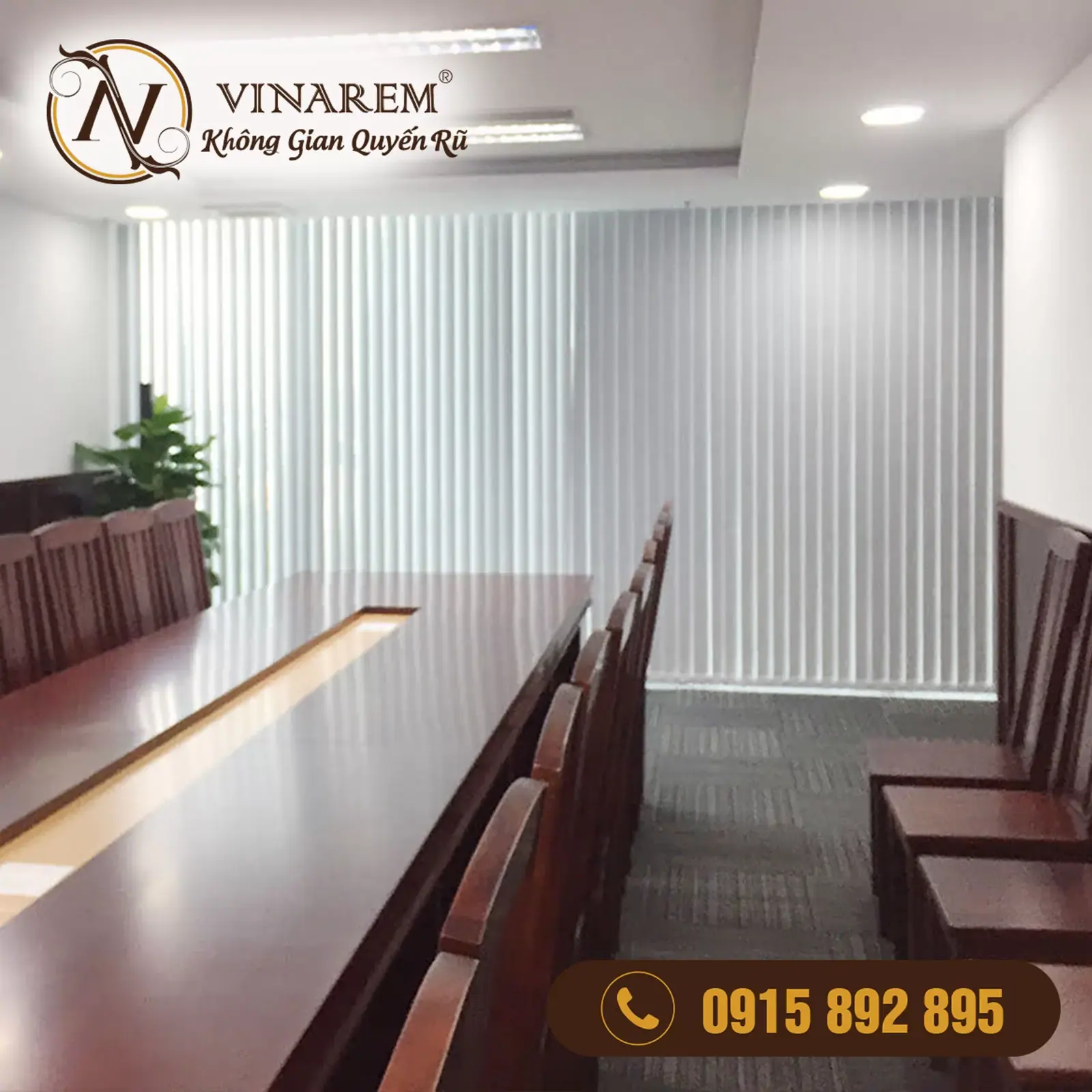 Rèm Sáo Dọc Văn Phòng Cao Cấp VP20
