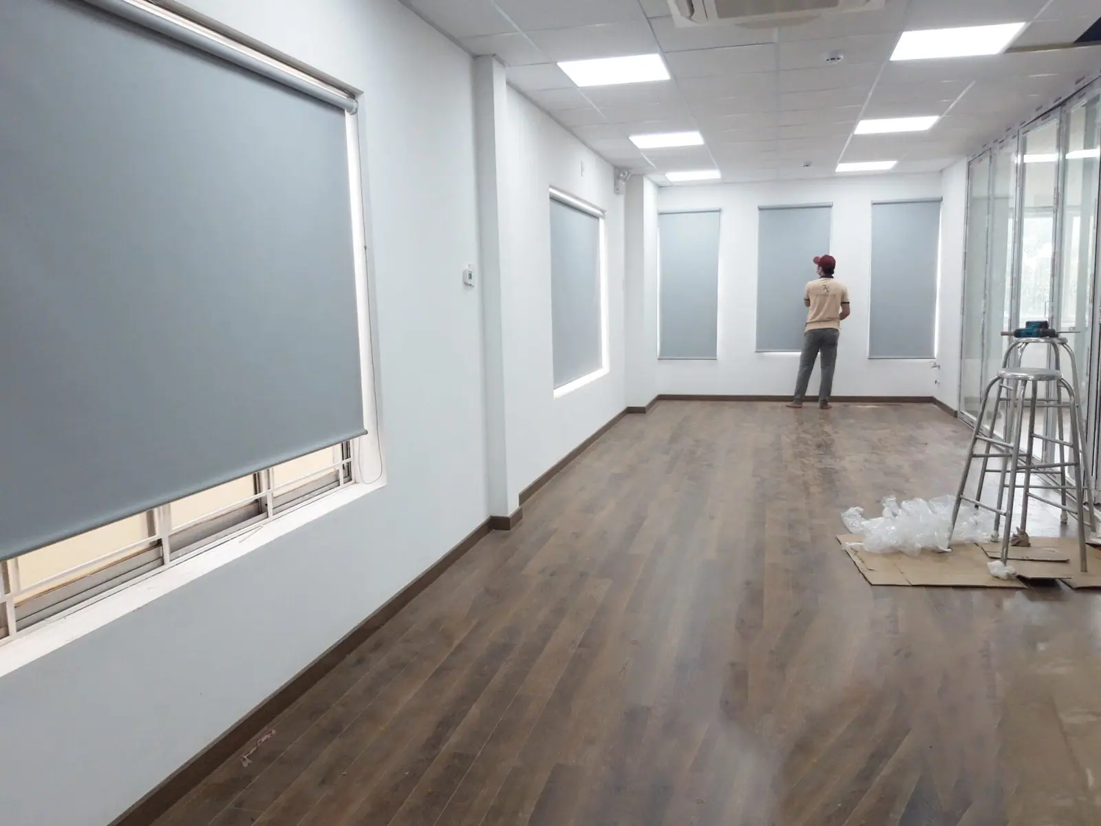 Rèm cuốn cửa sổ - Rèm cuốn trơn