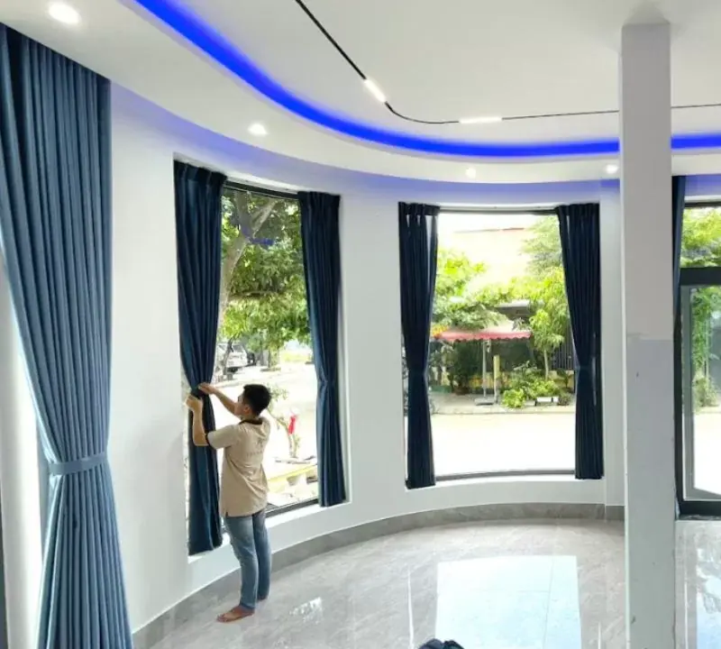 rèm vải 1 lớp