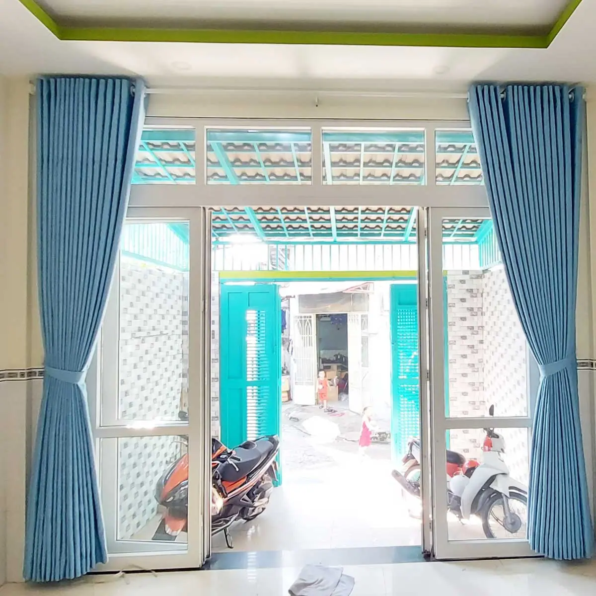 rem vai 1 lop xanh duong vinarem