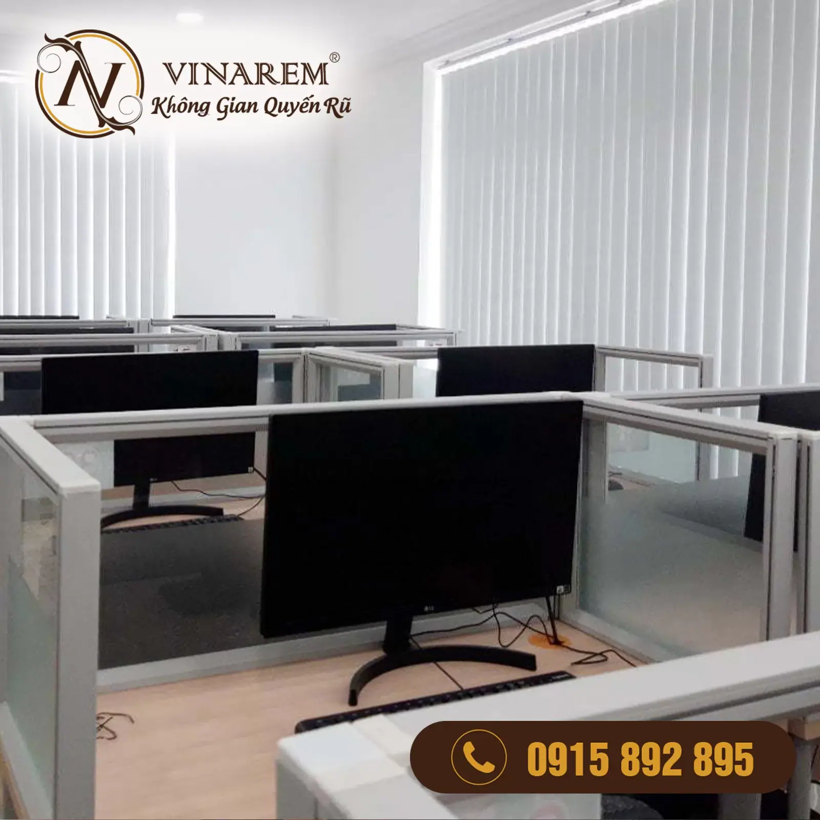 Rèm sáo dọc cửa sổ cao cấp VP19