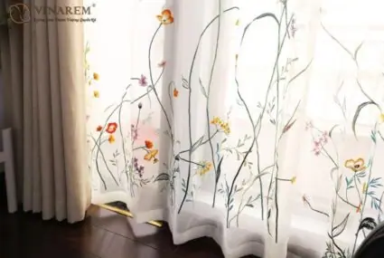 rèm thêu tay cao cấp