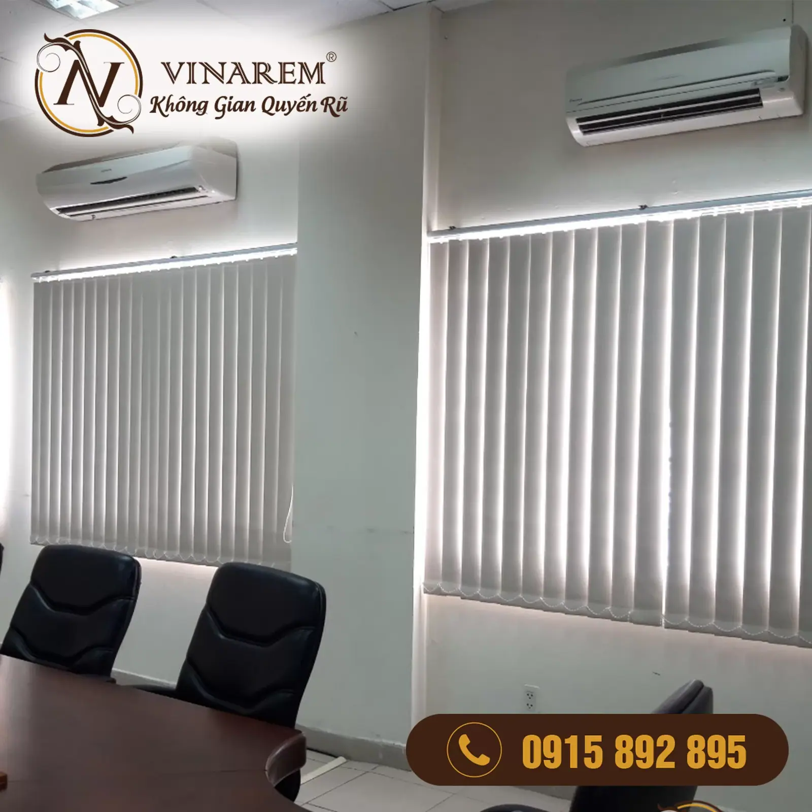 Rèm sáo dành cho phòng họp – Công trình BV Tâm Trí Sài Gòn BV05