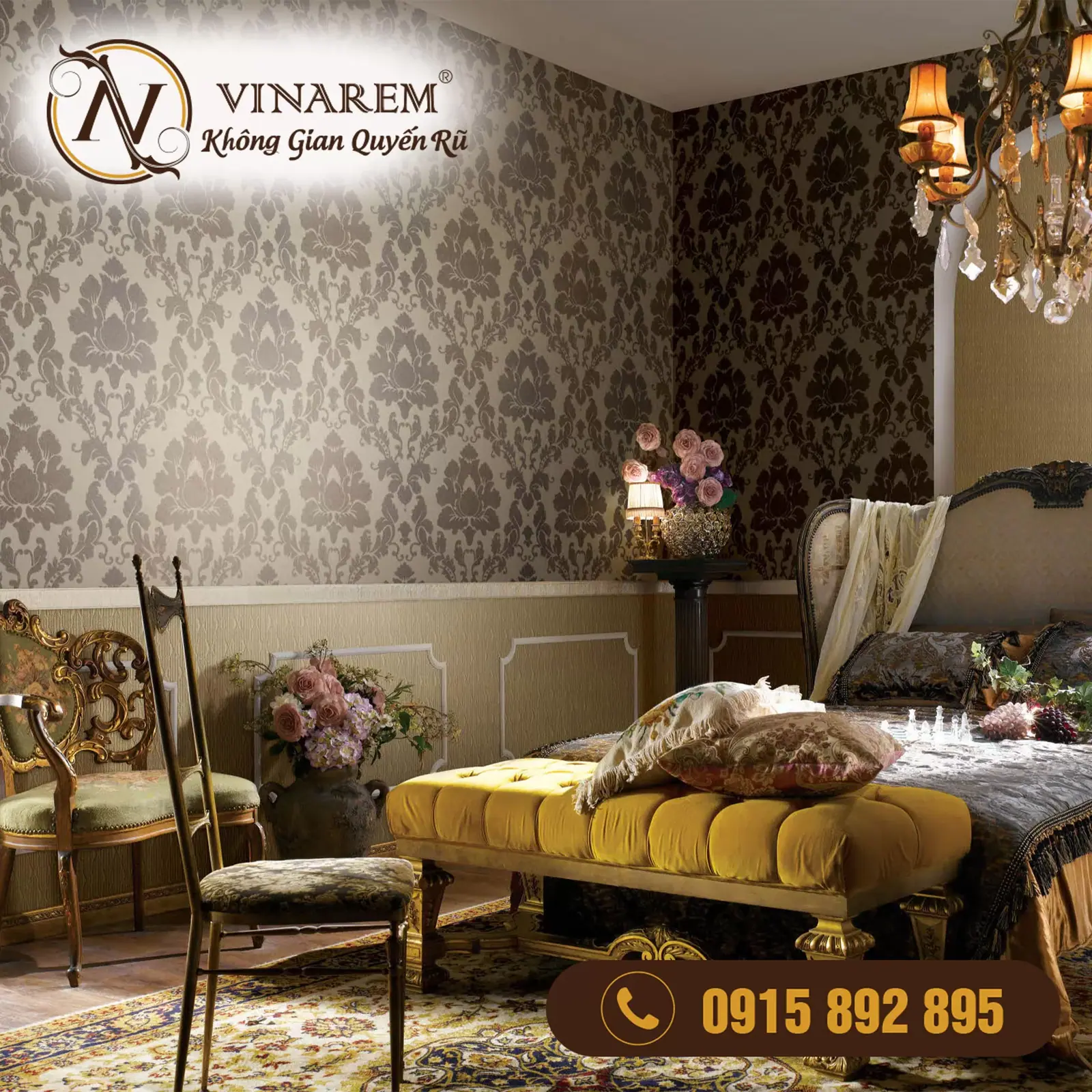 Giấy dán tường đức 01