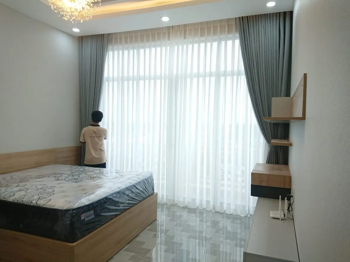 rèm vải 2 lớp đẹp