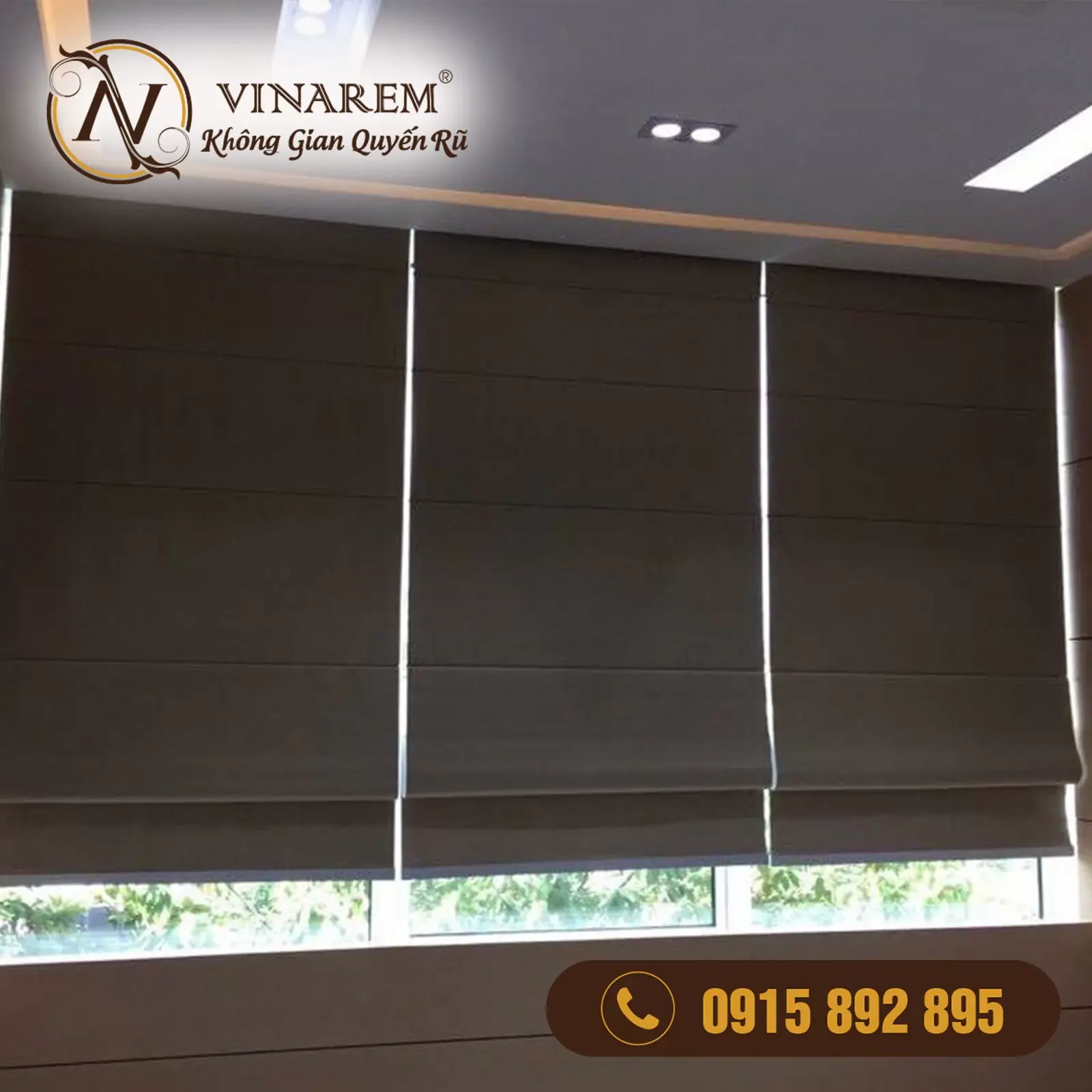 Rèm roman cho cửa sổ phòng ngủ bé trai BTN22