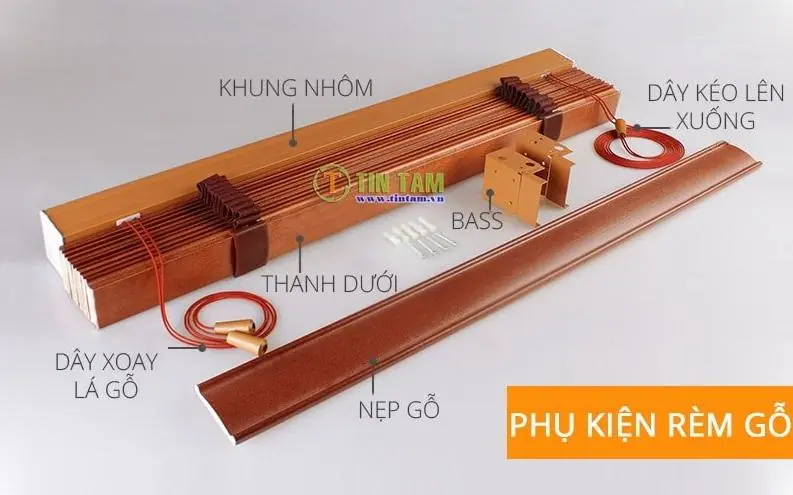 Rèm Sáo Gỗ Gồm Những Phụ Kiện Gì? Top 5 Rèm Sáo Gỗ Hiện Nay