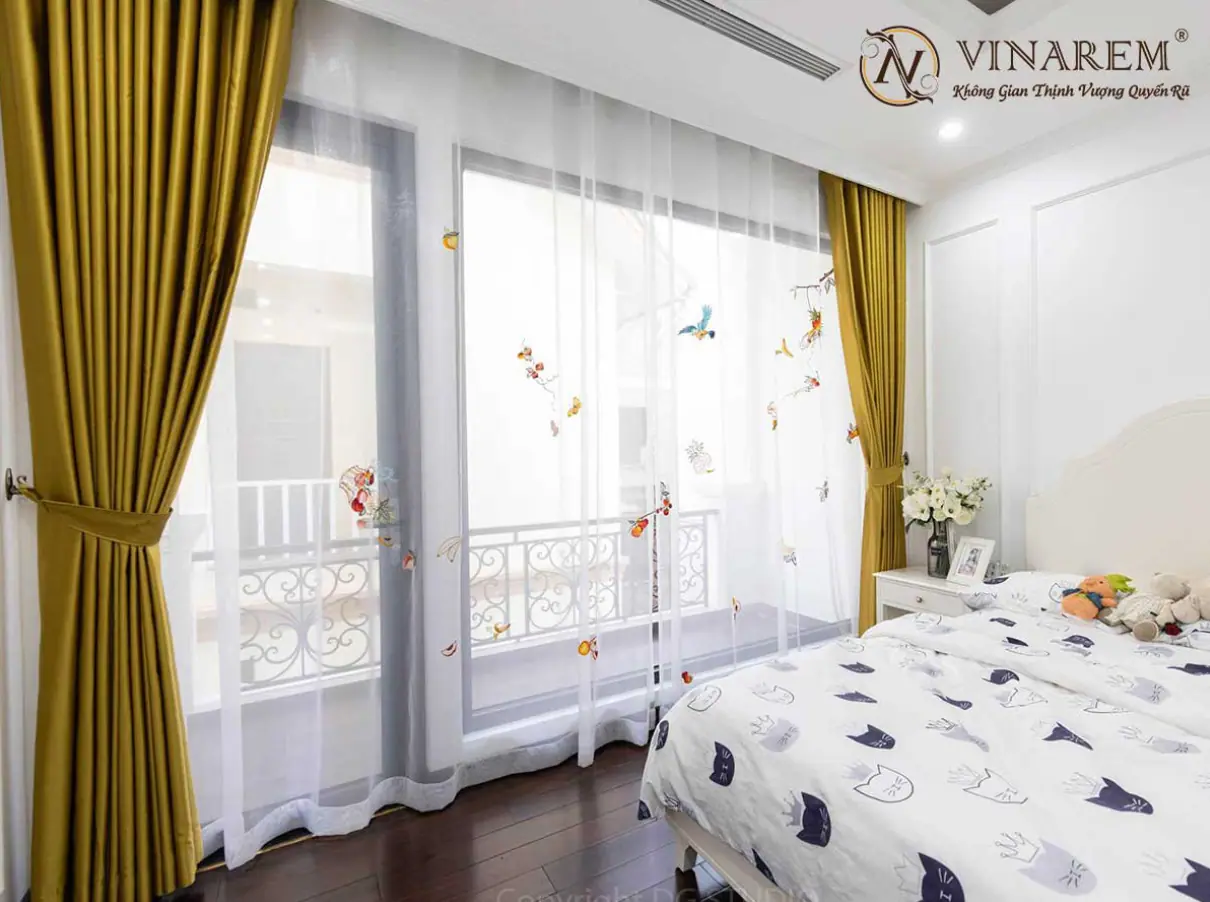 rèm phòng ngủ nên chọn màu gì