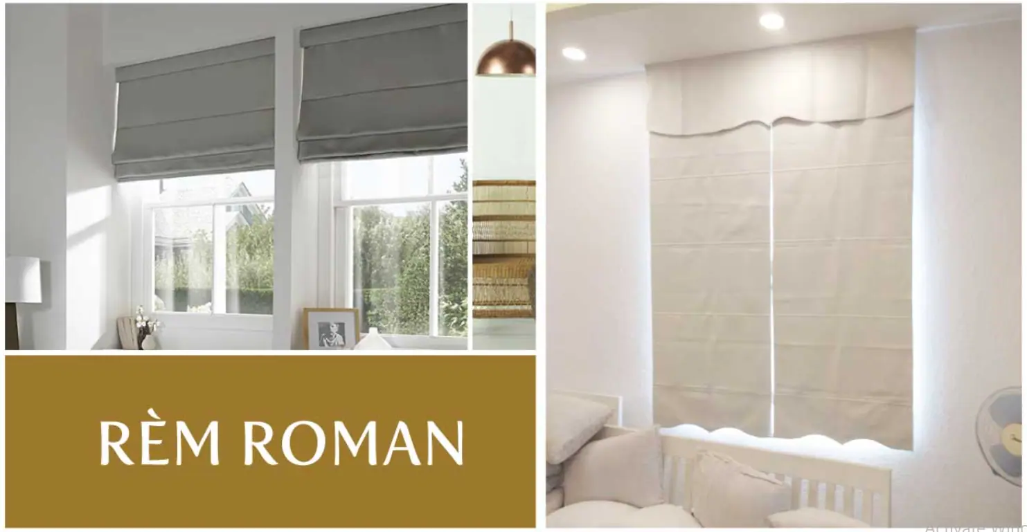rèm cửa roman báo giá