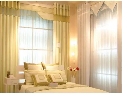 Mẫu rèm cửa đẹp hiện đại ấm áp