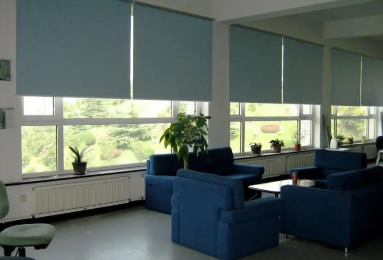 Rèm cuốn cửa sổ đẹp hiện đại cho phòng làm việc