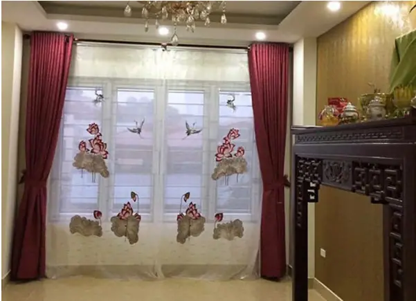 Rèm cửa phong cách tân cổ điển cho phòng thờ
