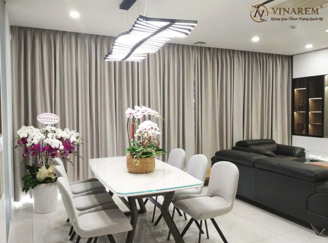 rèm cửa phòng khách hiện đại