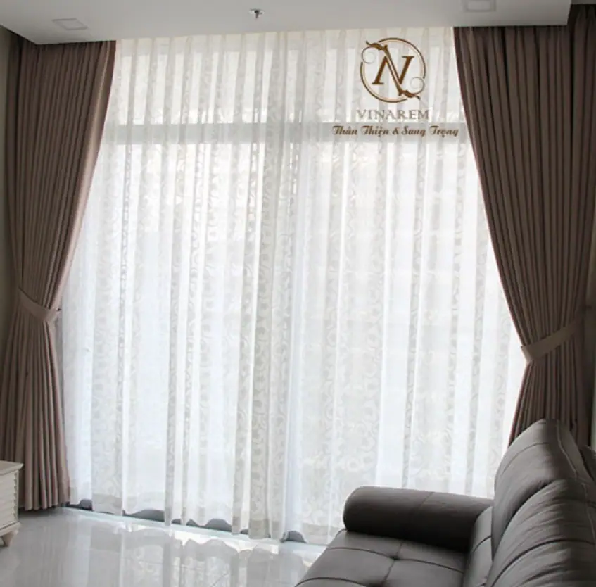 rèm cửa phòng khách hiện đại