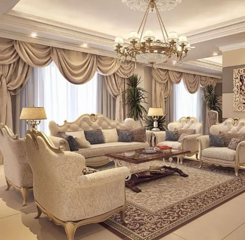 rèm cửa phòng khách hiện đại