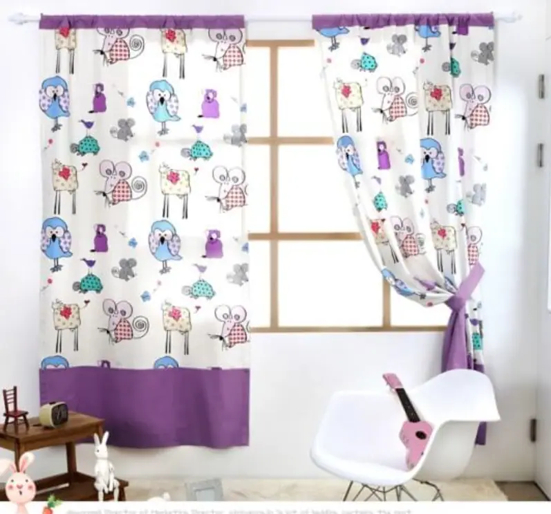 trang trí rèm cửa lớp mầm non đẹp