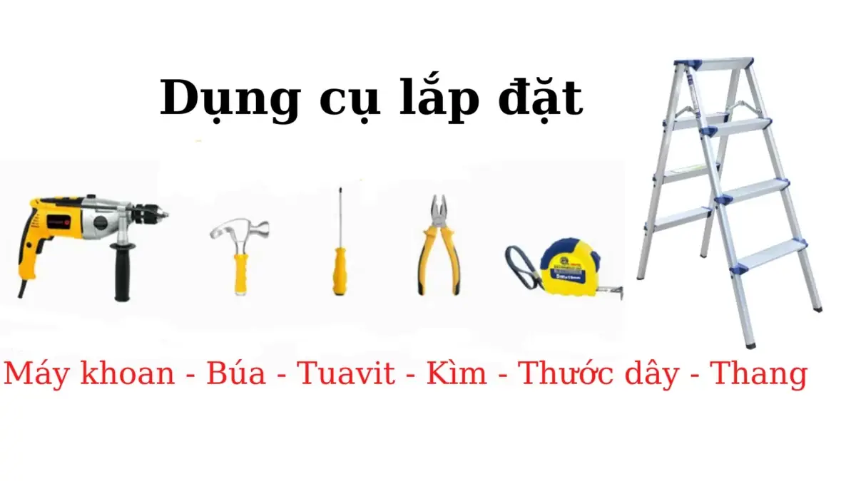 dụng cụ lắp đặt