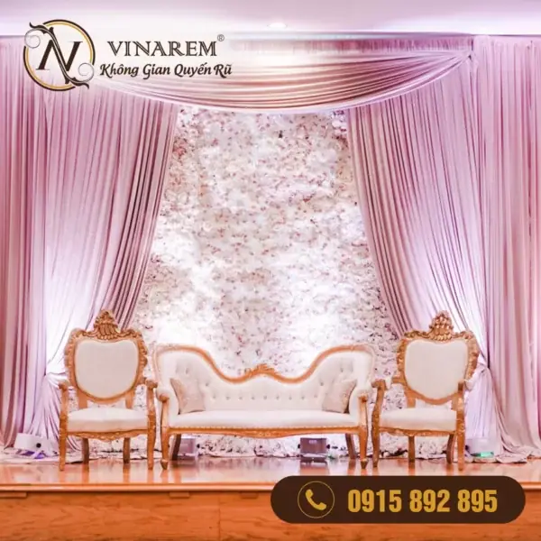 Rèm sân khấu tiệc cưới