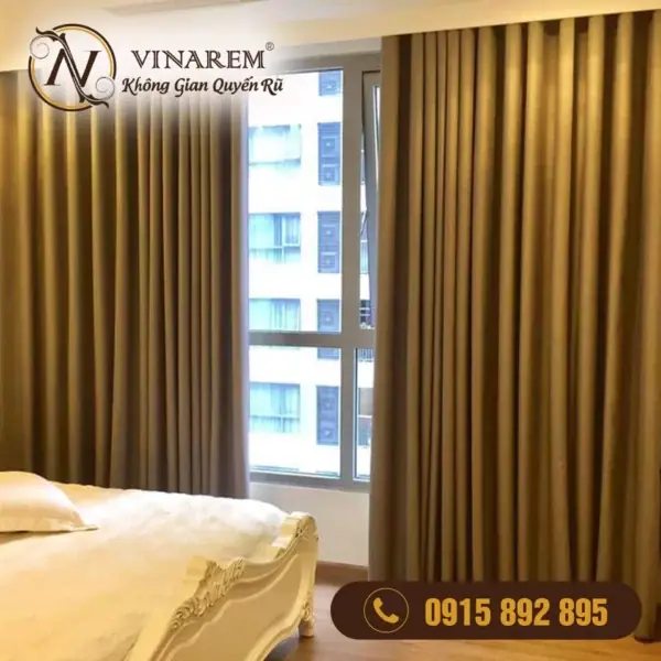 Rèm vải một màu