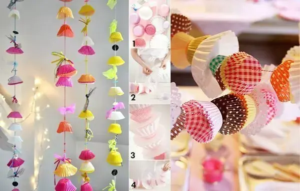 mẫu rèm cửa sổ bằng vỏ cupcake