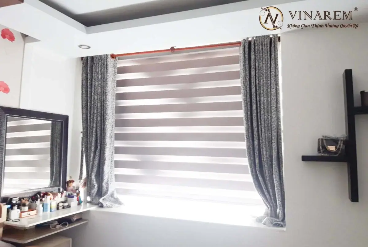 rèm cầu vồng phòng ngủ đẹp