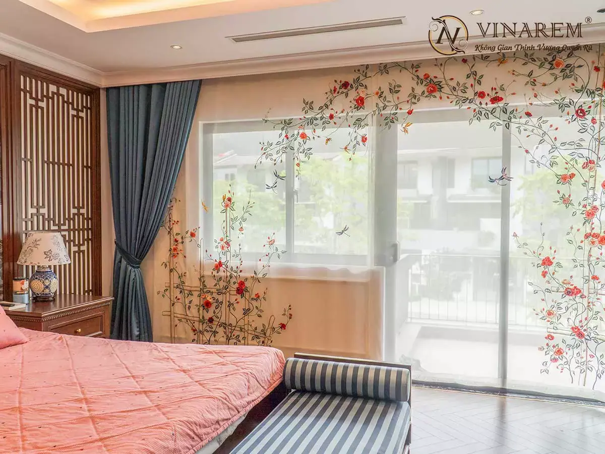 rèm thuê tay cho phòng ngủ