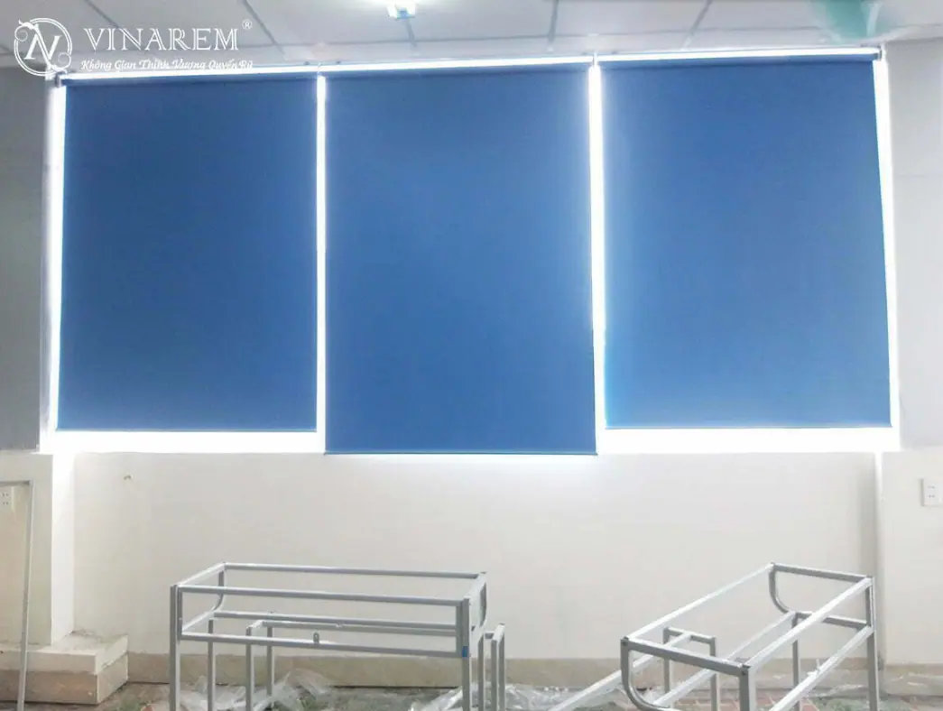 rèm cuốn 2 lớp
