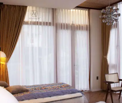 rèm 2 lớp cho phòng ngủ