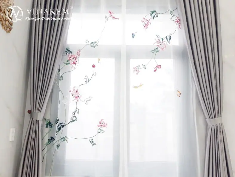 Rèm cửa vải voan đem đến sự lãng mạn