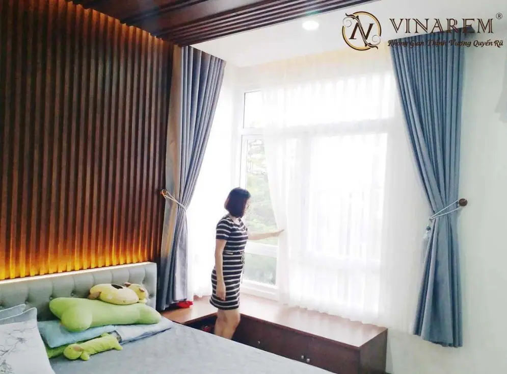 Tác dụng của rèm vải trong trang trí nội thất