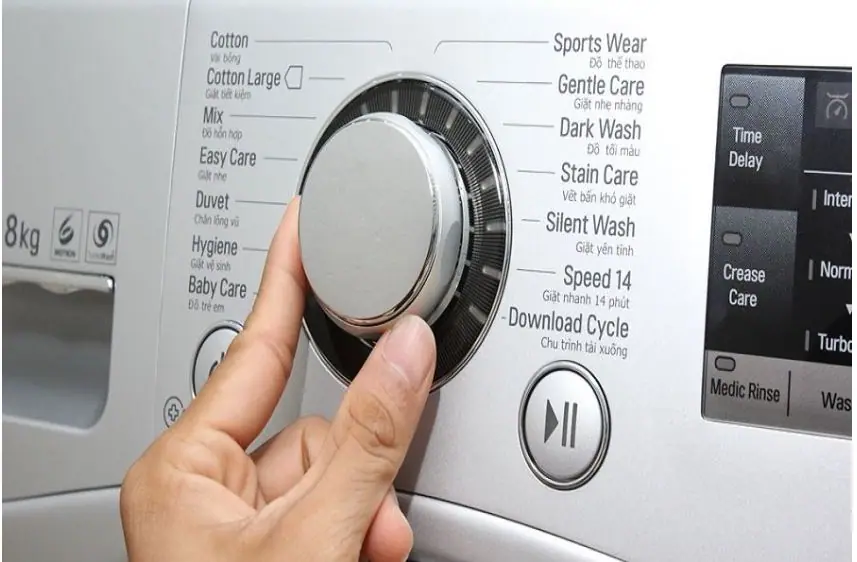 Chọn chế độ giặt phù hợp với từng chất liệu vải