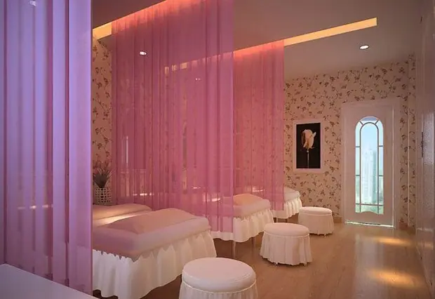 Các mẫu rèm spa đẹp